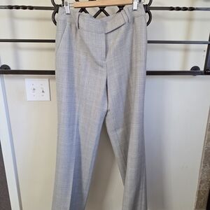 Ann Taylor Gray Checkered Pants